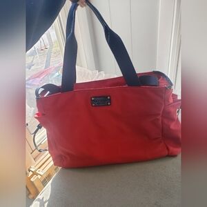 Kate Spade diaper bag red and navy